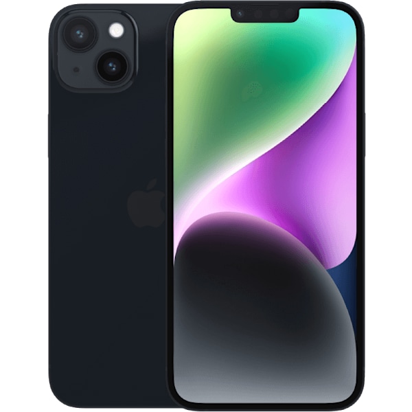 Apple iPhone 14 Plus Midnight 256 GB Klass C (refurbished)