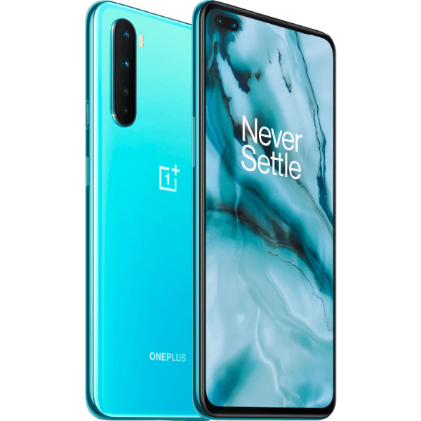 OnePlus Nord Blue Marble 128 GB Klass A (refurbished)