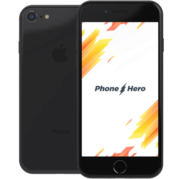 iPhone 8 Space grey 64 GB Klass A 100% batteri (refurbished)
