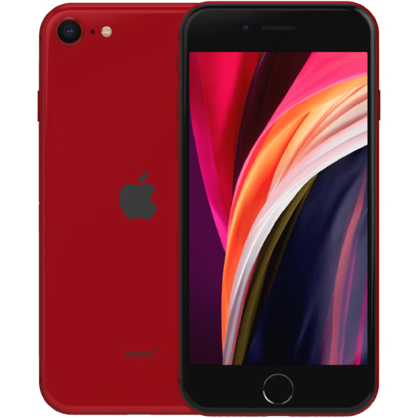iPhone SE (2020) (Product) Red 128 GB Klass A 100% batteri (refurbished)