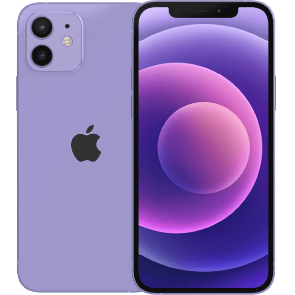 Apple iPhone 12 Purple 128 GB Klass B Nytt batteri (refurbished)
