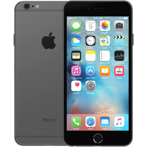 iPhone 6s Space grey 32 GB Klass B 100% batteri (refurbished)