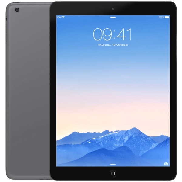 iPad Air Space grey Wifi 16GB Klass B (refurbished)