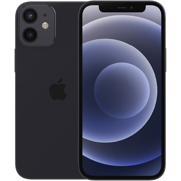 Apple iPhone 12 mini Black 64 GB Klass B (refurbished)