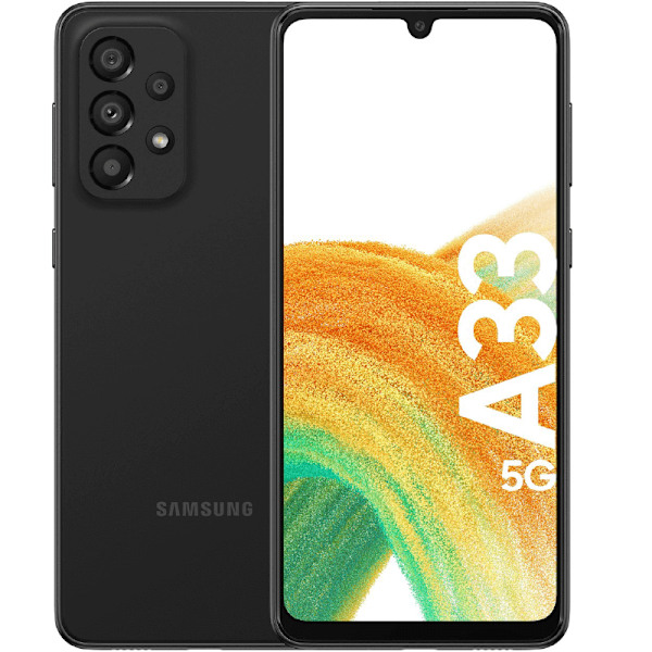 Samsung  Galaxy A33 5G Black 128 GB Klass B (refurbished)