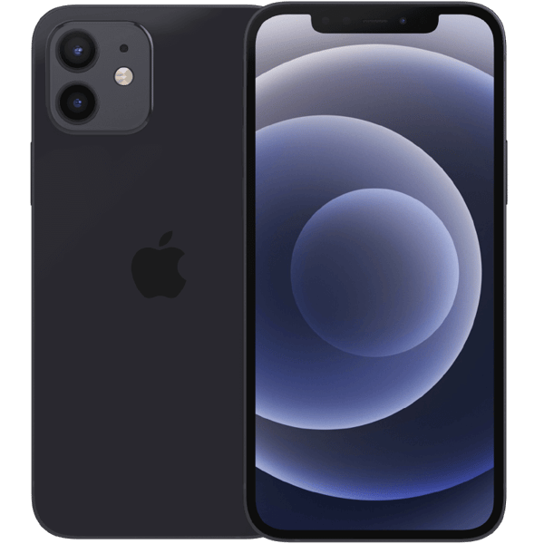 Apple iPhone 12 Black 256 GB Klass B (refurbished)