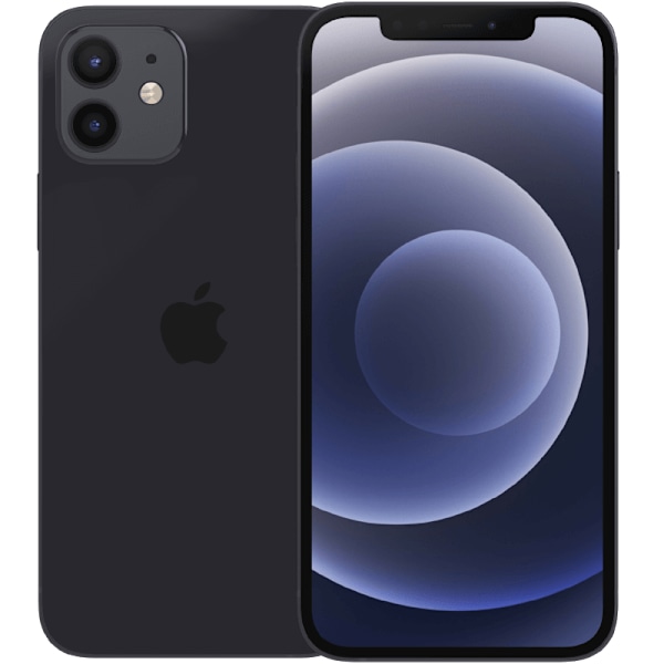 Apple iPhone 12 Black 64 GB Klass A (refurbished)
