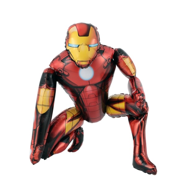 3D superhjälte spider man Iron Man tecknad födelsedag ballong iron Man