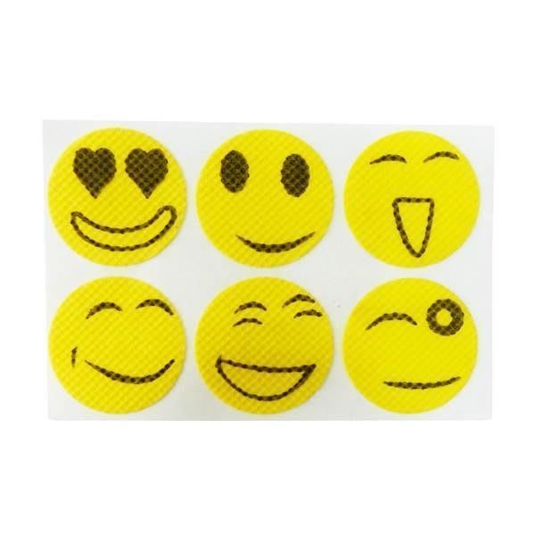 Anti-myggklistermärken 120st flerfärgade Smiley