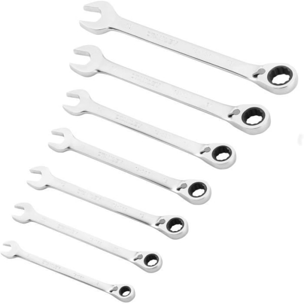 STANLEY FATMAX® vändbar spärrnyckel - Set med 7 delar - 8 till 19 mm