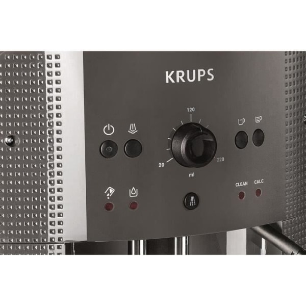 KRUPS EA810B70 Essential böna-till-kopp kaffemaskin - Integrerad kvarn - 15 barer - Svart