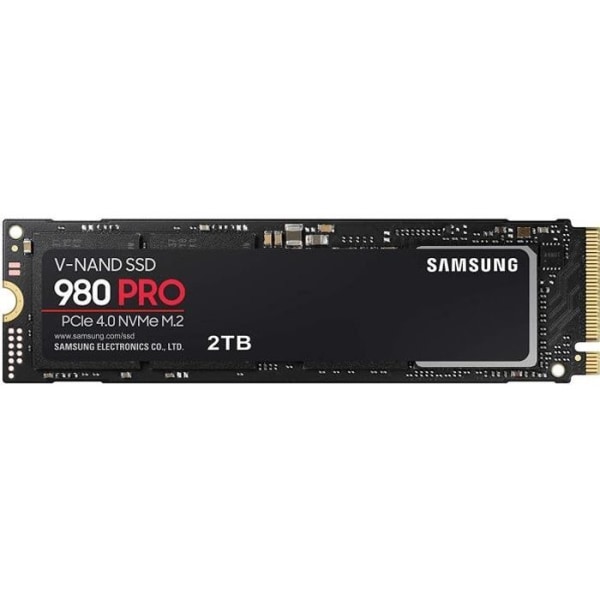 SAMSUNG - Intern SSD - 980 PRO - 2TB - M.2 NVMe (MZ-V8P2T0BW)