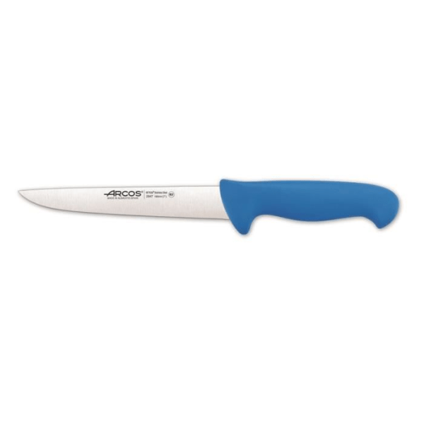Slaktkniv Arcos Couleur - Prof 294723 i Nitrum rostfritt stål och blå polypropen mango ergonomisk med 18 blad