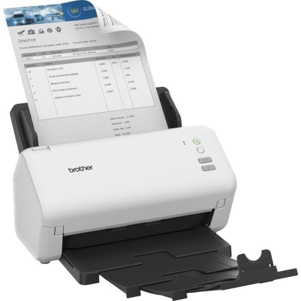 Brother ADS-4100 Duplex Office Document Scanner 70 sid/min/35 sid/min