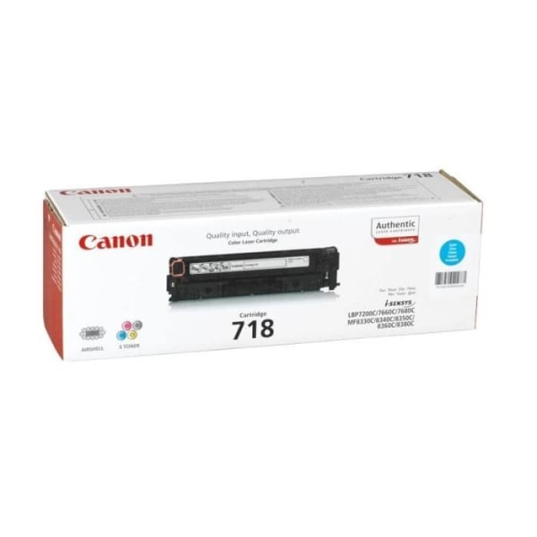 CANON 718C Cyan tonerkassett för LBP7200Cdn laserskrivare