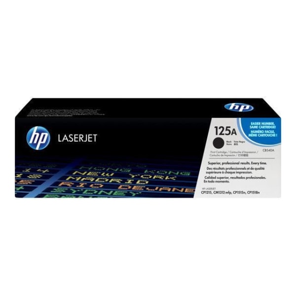 HP 125A svart tonerkassett - paket med 2 - HP ColorSphere - LaserJet - Upp till 2200 sidor