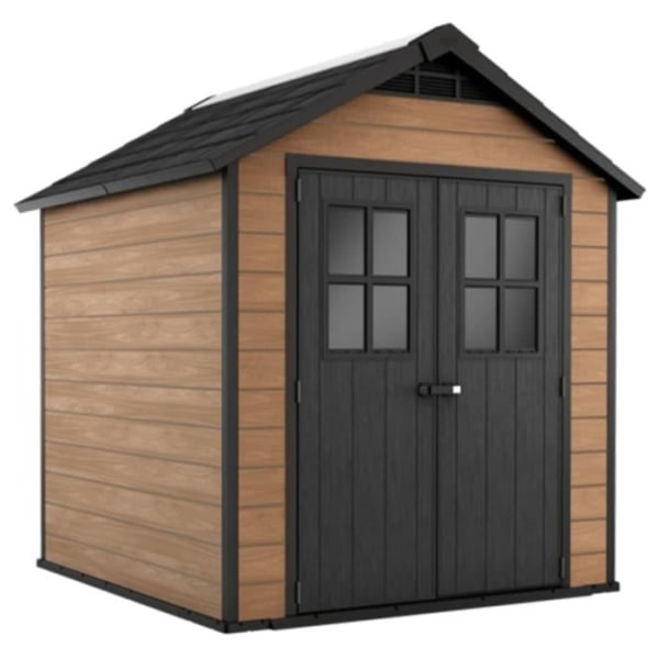 KETER - Resin Garden Shed 5,1 m² Newton 757 Brun