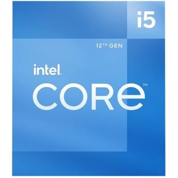 Processor - INTEL - Core i5-12600KF - 10 kärnor (6P+4E) - Sockel LGA1700 - 600-seriens chipset - TDP 125W