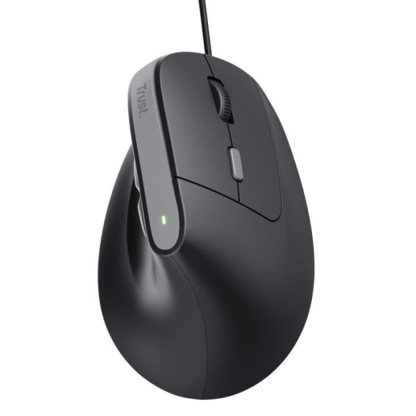 Trust Bayo II Ergonomic Wired Mouse (svart)