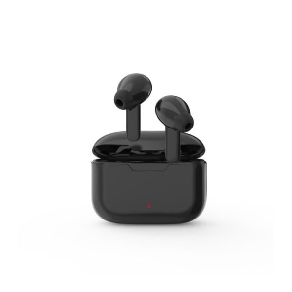 Bluetooth 5.1 trådlösa hörlurar med laddningsfodral - Svart