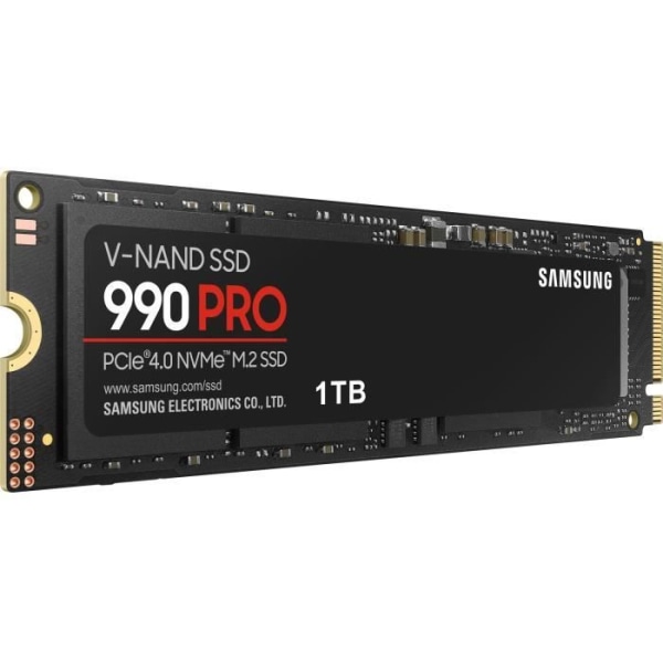 SAMSUNG 990 Pro - SSD-hårddisk - 1 TB - PCIeGen4.0 x4 - NVMe2.0 - M.2 2280
