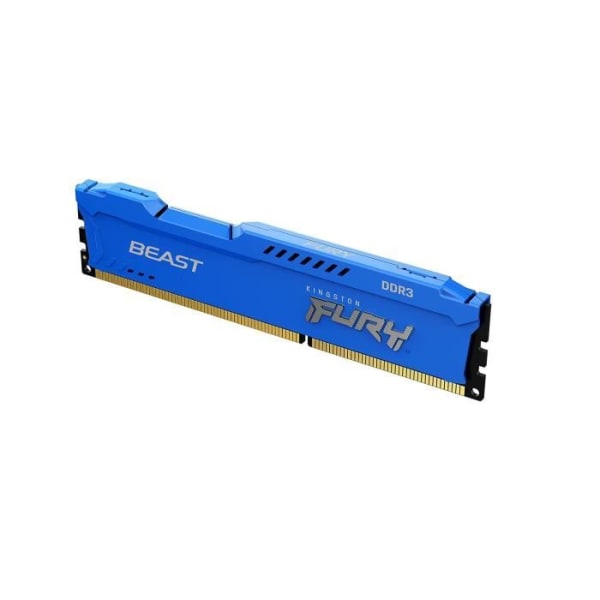 Kingston FURY Beast Blue 8GB 1600MHz DDR3 CL10 minneskit för PC Enkelmodul KF316C10B/8