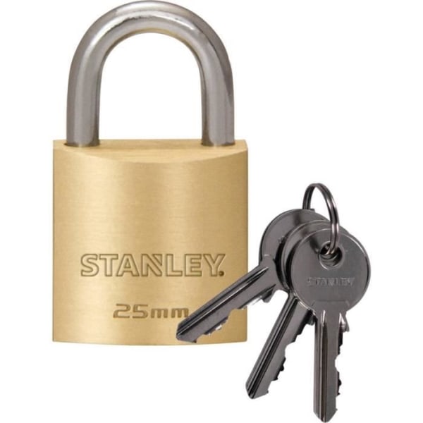 STANLEY 81101 371 401 Hänglås 25 mm med nyckellås
