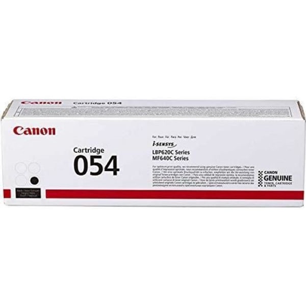 CANON 054 svart tonerkassett för i-SENSYS MF645Cx, MF643Cdw, MF641Cw, LBP623Cdw och LBP621Cw