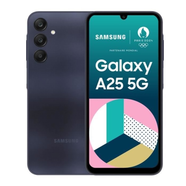 SAMSUNG Galaxy A25 5G Smartphone 128GB Midnattsblå