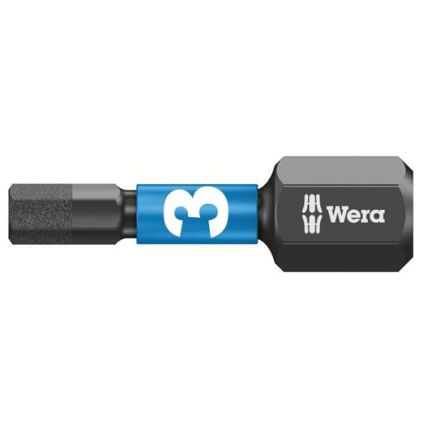 Wera 840/1 Impaktor Insert 3mm x 25mm Hex-Plus Bits (box 10) WER057603