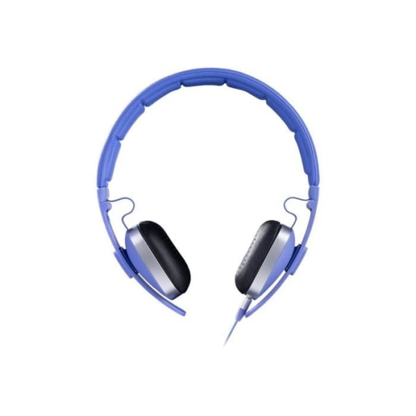 Hörlurar med mikrofon HIDITEC WAVE on-ear 3,5 mm uttag blå