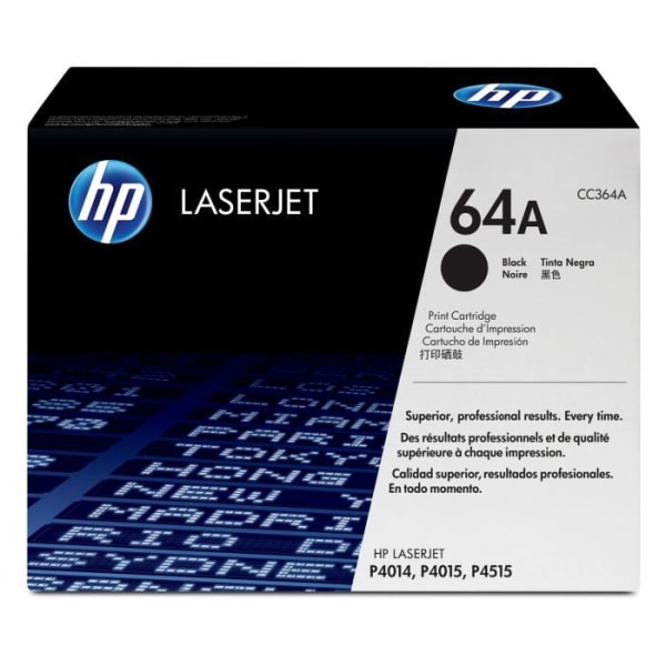 HP 64A svart tonerkassett för LaserJet P4014/P4015/P4515 skrivare