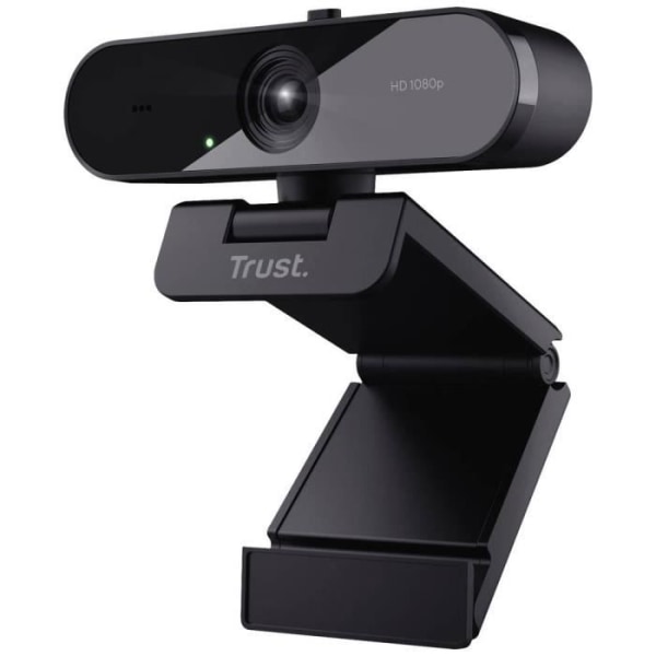 Trust TW-200 Full HD webbkamera 1920 x 1080 pixlar stödställ, klämfäste