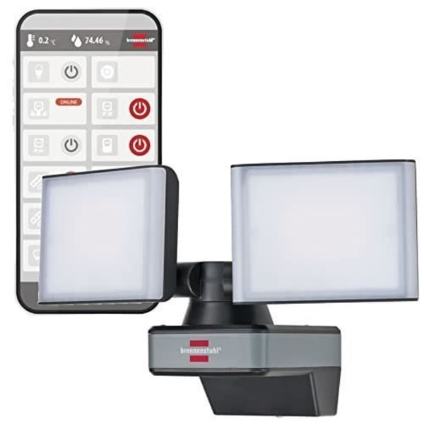 Connect WiFi LED duo spot WFD 3050, ljusgrå LED