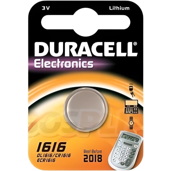 Duracell CR1616 batteri för bilnyckel
