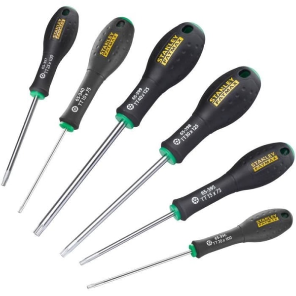 Set med 6 skruvmejslar - STANLEY FATMAX - 0-65-099 - Tamper Torx