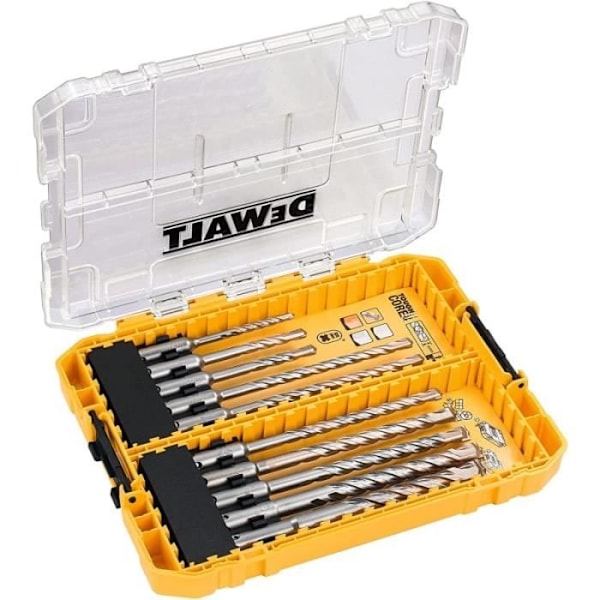 DeWalt DT70753-QZ ToughCase 10-delad SDS-Plus hammare