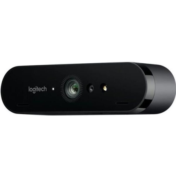 LOGITECH - BRIO STREAM webbkamera - 90 fps - USB 3.0 - 13 interpolerade megapixlar - Video 4096 x 2160 - Autofokus - Mikrofon
