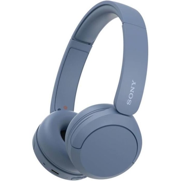 Sony WH-CH520 On-Ear Bluetooth Stereo Headset Blå Mikrofon Brusreducering Färgskärm