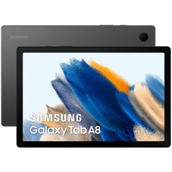 Pekskärmsplatta - SAMSUNG - Galaxy Tab A8 - 10,5" WUXGA - UniSOC T618 - 3 GB RAM - 32 GB lagring - Android 11 - Grå - 4G
