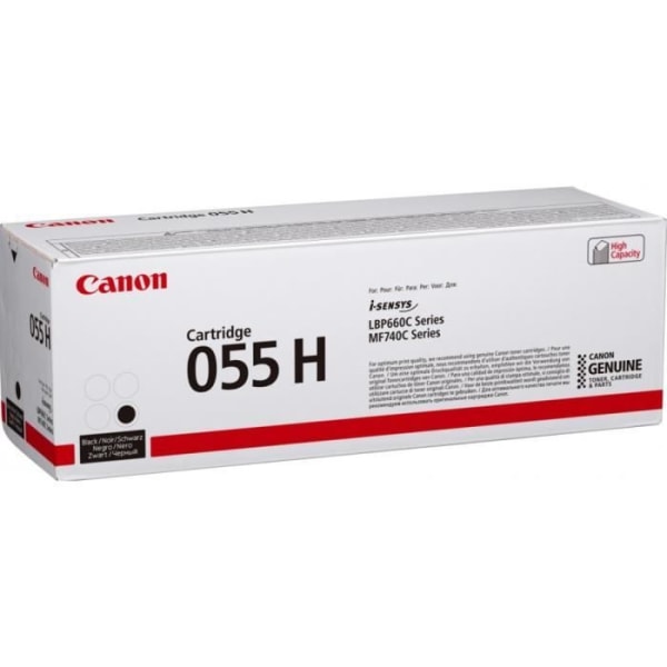 CANON 055H Tonerkassett med hög kapacitet - Svart