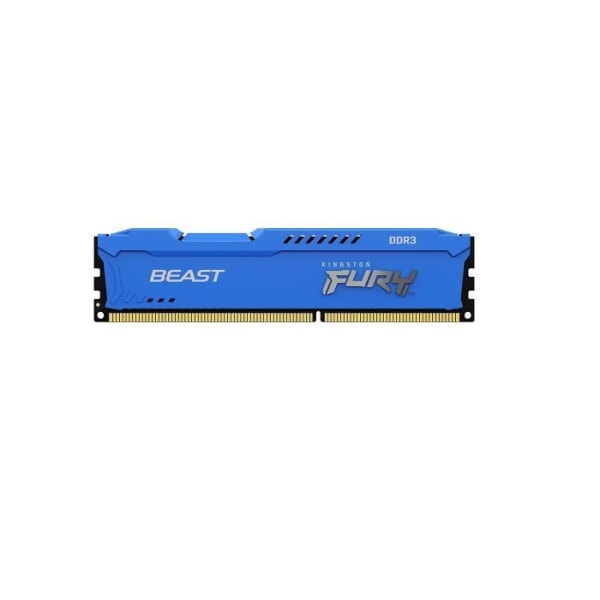 Kingston FURY Beast Blue 8GB 1600MHz DDR3 CL10 minneskit för PC Enkelmodul KF316C10B/8