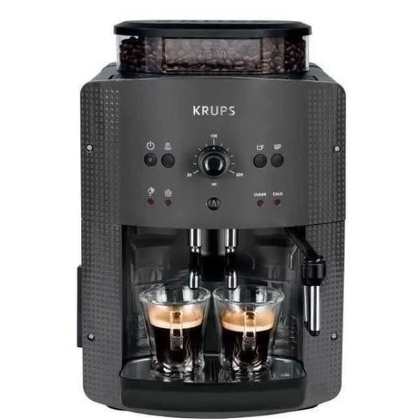 KRUPS EA810B70 Essential böna-till-kopp kaffemaskin - Integrerad kvarn - 15 barer - Svart