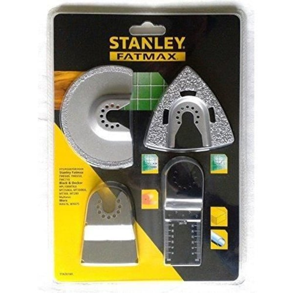 Stanley STA26160-XJ Juego de 4 piezas azulejos Para Multi-herramienta oscillant