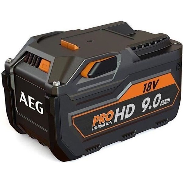 AEG - 1 Pro litiumbatteri 18V 9,0 Ah HÖG EFTERFRÅGAN - L1890RHD Orange