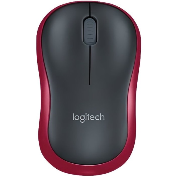 LOGITECH M185 Mus - Optisk - USB trådlös mottagare - 2,4 GHz - Grå