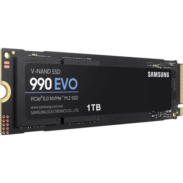 SAMSUNG - 990 EVO - Intern SSD - 1 TB - PCIe® 4.0 x4
