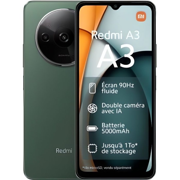 XIAOMI Smartphone Redmi A3 4/128 Grön