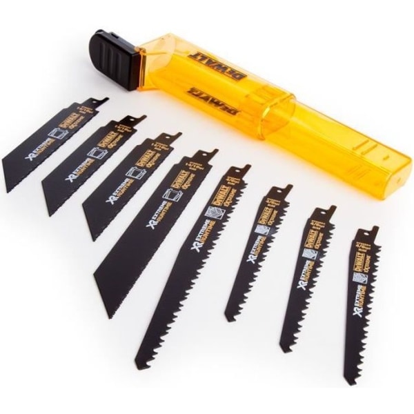 Set med 8 XR Extreme Runtime sabelsågblad DEWALT - DT99551