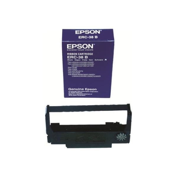 EPSON ERC38B utskriftsband - svart - 3 000 000 tecken